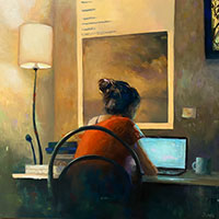 Derrière l’écran